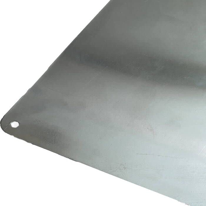 Cartello di sicurezza in metallo arancione con freccia sinistra divertente cartello in metallo per attraversare il traffico novità 30,5 x 30,5 cm