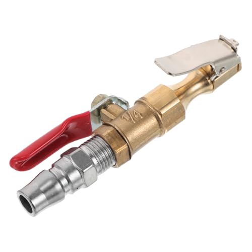 Cabilock Quick Inflation Switch Locking Chuck for Car Tires Metal Air Compressor Attachment Easy to Use for Tire Inflation