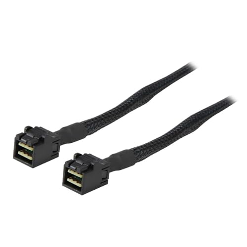 Cable interno HD S-AS 12G SFF-8643 a 4 SATA 0.5m miniatura 2