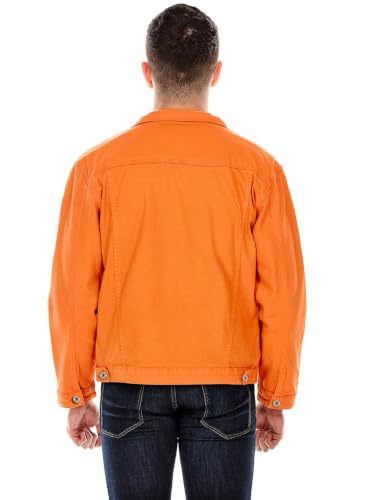 Image of Idopy Men`s Casual Cowboy Rugged Jean Denim Biker Trucker Jacket