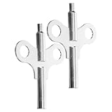 GETAJGHSD 2pcs Clock Winding Key Replacement Tool for Repairing Antique and Vintage Clocks Scratch-Resistant and Easy to Use Winding Keys for All Types