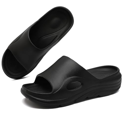 Cloud slides sandals for women men,womens Recovery slides EVA Anti-Slip shower shoes,Open Toe Garden Shoes,Mens Sandals slippers Indoor and Outdoor Size