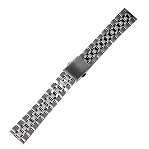 Sangle de montre dorée acier inoxydable 18mm pour vos tenues de soirée