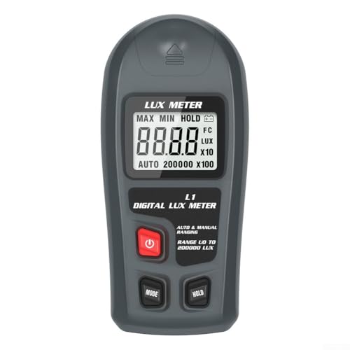 Portable Lux Meter L1 with Four Measurement Ranges for Precise Brightness Control in Various Environments