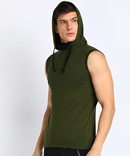 Image of Rock Paper Scissors Mens Hoodie Tank Top Gym Hoodie with Mask Workout Vests Super Men Vests Gym Vest