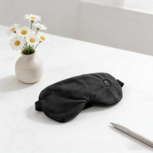 Masque chauffant yeux secs et sensibles lavable avec sangle ajustable pour soulagement thermique - 3