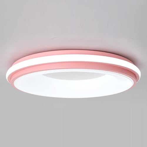 Plafonnier LED ultra-mince à installation facile et éclairage tricolore - 2