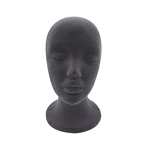 SOBW Flocking polystyrenhuvud, skum hane/dam mannequin head peruker glas hatt display hållare stativ, ställ för peruker, hörlurar, mössor
