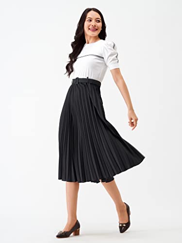 AASK black polyester dress – image 2