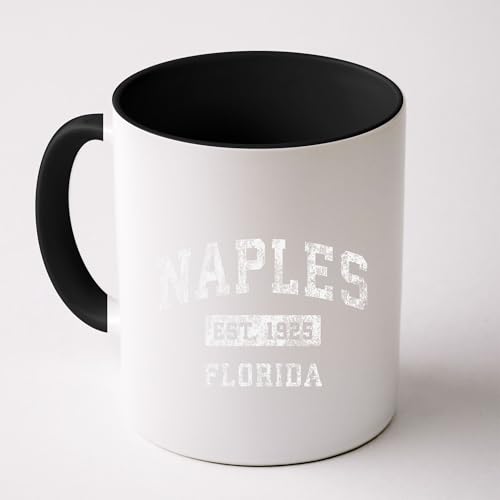 Naples Florida Fl Vintage Established Coffee Mug