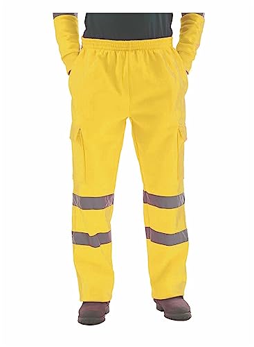 Thatrich High Visibility Safety Sweatshirt for Men, Class 3 Reflective Zippered Hooded Sweatshirts, Hi-Vis Safety Hoodies3