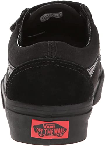 Vans Vans Kids Unisex Old Skool V Shoes, Size 12, Color (ENR) Black/Black
