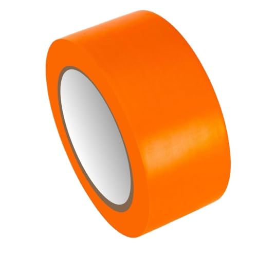 Image of GTSE - Orange Vinyl PVC Floor Tape 2 inch x 108ft Safety Marking Tape