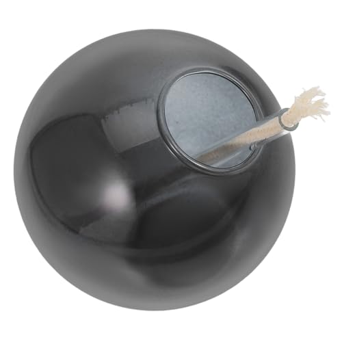POPETPOP lámpara de aceite de vidrieras pequeña lámpara de aceite lámpara de queroseno para decoración de mesa lámpara de queroseno antigua linterna de Vidrio de alto borosilicato