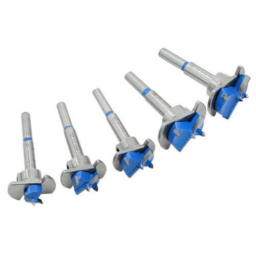 5Pc Drill Bit 15 20 25 30 35mm Wood Auger Cutter Hex Wrench Woodworking Hole Saw