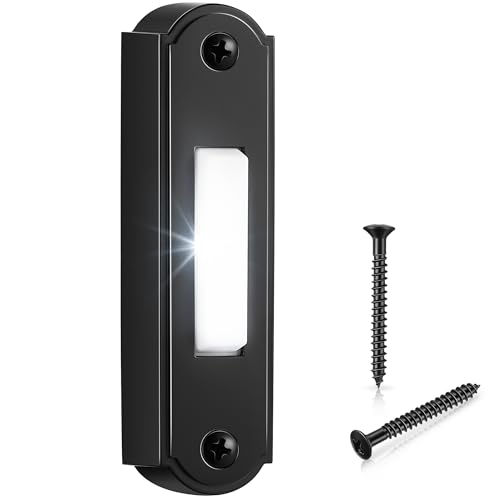 Bouton poussoir de sonnette de porte filaire pour accueillir vos invités le soir
