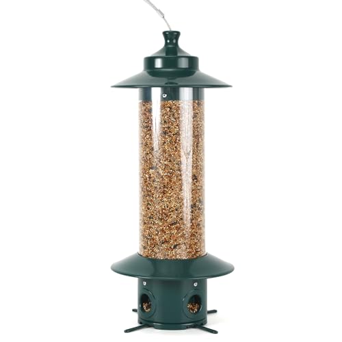 Heavy Duty Metal Bird Feeders with Perches