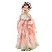 UNYQBFKM Girl's Hanfu Dress Chinese Traditional Floral Ruqun Kids Ancient Fairy Tang Dynasty Style Dress,110cm