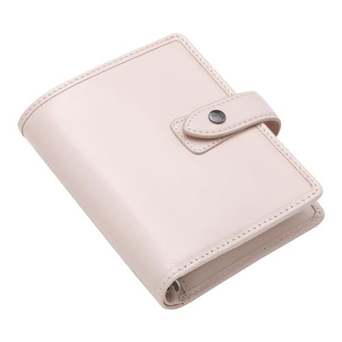 Filofax Malden Organizer, Pocket Size, Pink - Tactile, Full-Grain Buffalo Leather, Six Rings, Cotton Cream Week-to-View Insert, Multilingual (C02615) by Filofax - Image 2
