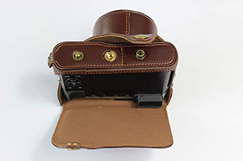 Zakao Kameratasche, für Leica D-Lux 7, mit Schultergurt und Mini-Tasche (Kaffeebraun) – Bild 5