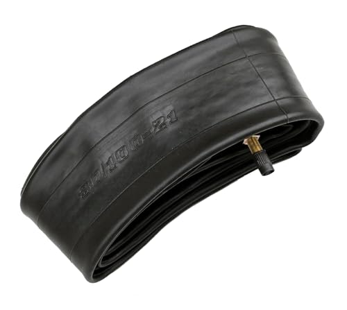 QsEzDo 80/100-21 Hochleistungs-Motorradschlauch, mit geradem TR4-Ventil, funktioniert für 80/100-21 90/90-21 90/100-21 90/100-21 (3.00 x 21) Reifenschlauch