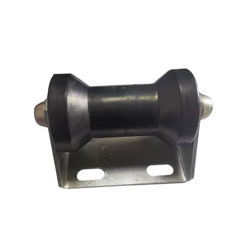 VUIUYOIES Conjunto de Soporte de Rodillo para Remolque Barco 4 Pulgadas con Soporte Rueda Goma Resistente diseñado para remolques lanchas rápidas Rodillos para Remolque Barco con Soportes