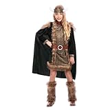 FYASA - Disfraz de vikinga deluxe para niña (10 a 12 años)