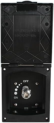 Black Exterior Shower Box Kit for Caravan RV Boat Motorhome(Only Shower Box)