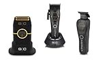 Stylecraft Instinct Metal Edition Professional Hair Clipper, Trimmer and Shaver Bundle Holiday Gift Bundle