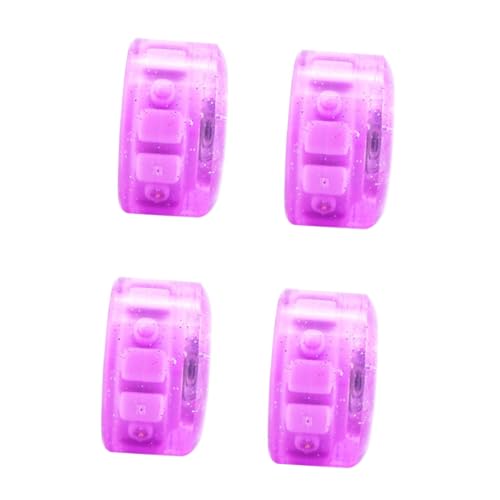 GOOHOCHY Roller Skates Wheels Glowing Decorative Ice Skates Wheel Skating Accessory for Boys and Girls Adults