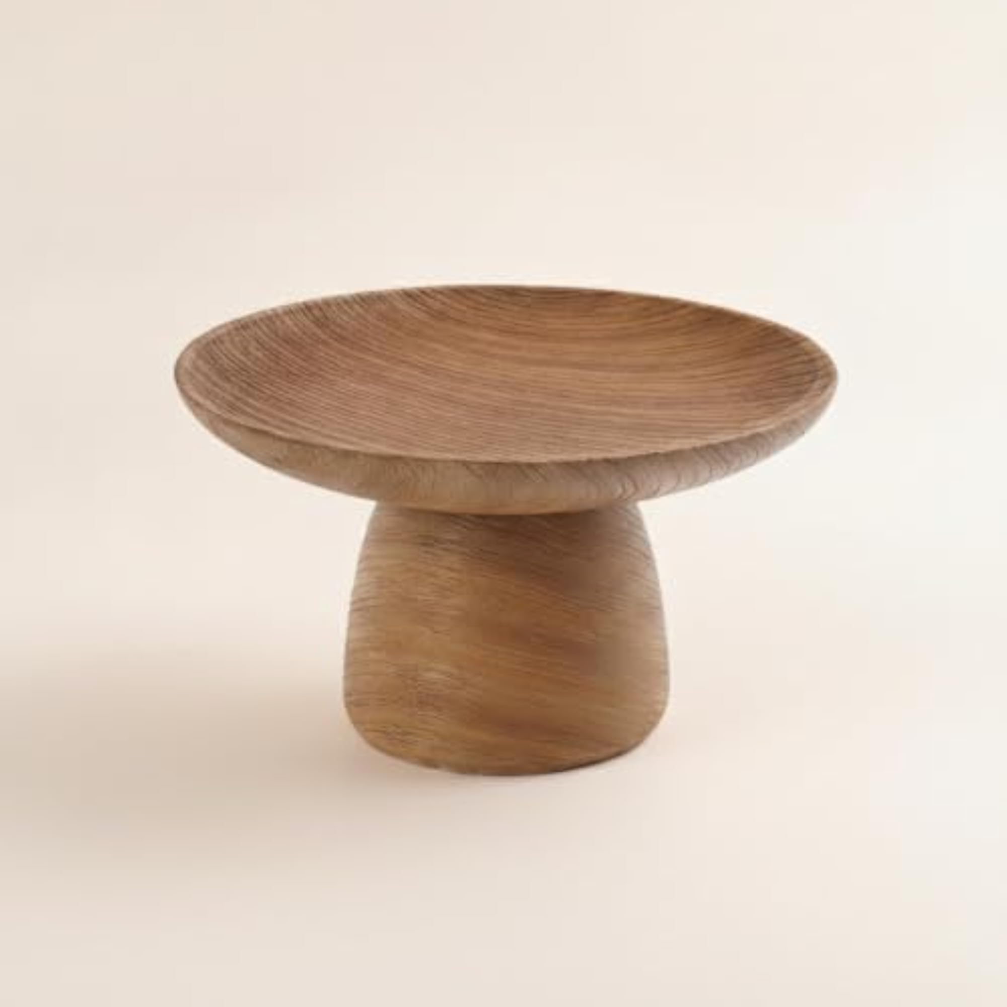 Resin Tray with Pedestal, Decorative Footed Gift
