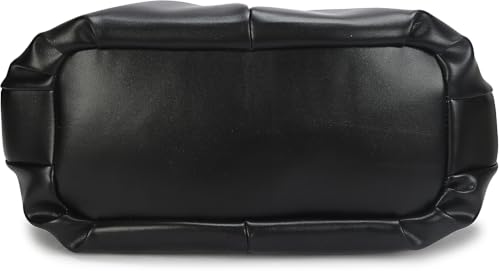 Image of Crossbody Bag for Women, Black Tone Shoulder Handbag for Women, Grain Texture with Inner Padded Pocket Handbag
