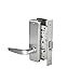 Stanley Best 45H 7 D 16 J 630 RH 7-Pin Curved No Return Standard Less Core Lever Lock, Storeroom, Satin Stainless Steel, 2"