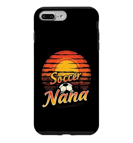 Proud Soccer Nana Funny Grandma Lover Heart Player �t�@�� �X�}�z�P�[�X iPhone 7 Plus/8 Plus �p