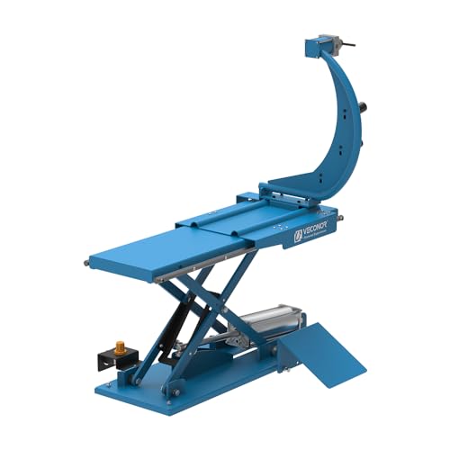 VECONOR Pneumatic Tire Lifter, for Wheel Balancer, Tire Lifting Machine, Wheel Moving Machine, with Movable Device, Blue