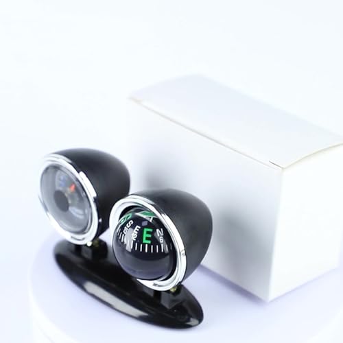 Mini boussole universelle 2 en 1 compacte et orientable pour auto - 7