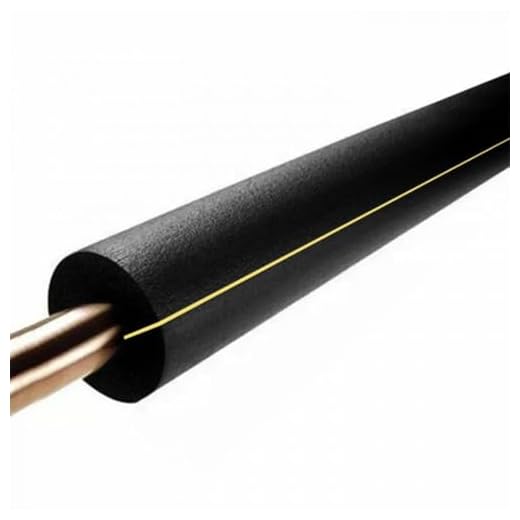 Rori - Aislamiento adhesivo para tuberías, 2 m de largo, 9 mm de espesor, diámetro: 22 mm, en espuma adhesiva, aislamiento para tuberías exteriores, calefacción y sanitario