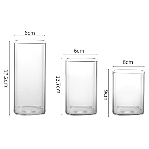 Vasos transparentes 2 piezas 500 ml miniatura 2