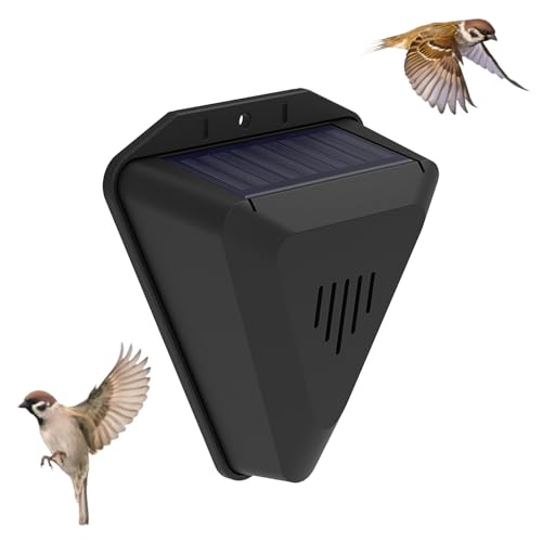 Ahuyentador De Pájaros Solar Repelente De Pájaros Solar, Un Sonido Cada 3 Minutos Repelentes Solares De Pá-jaros Para Exteriores Con 13 Modos De Reproducción De Sonido, Ahuyentador De Aves Para Jardín