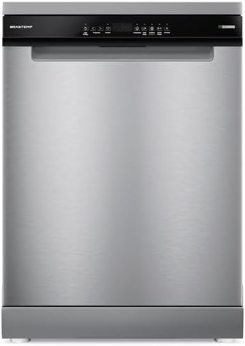 LAVA LOUÇAS BRASTEMP 14 SERVIÇOS COM SMART BLF60AR SENSOR INOX 12...