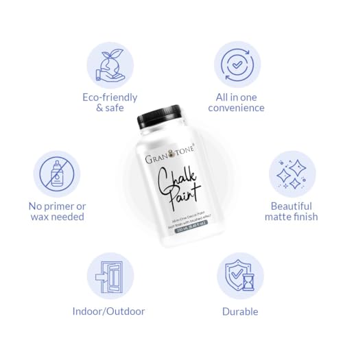 Image of GRANOTONE Chalk Paint White 500ml Matte Finish