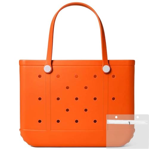 Extra Large Rubber Tote Bag for Women & Men, Waterproof Lightweight Beach Bag Travel X-Large Bag for Boat & Pool