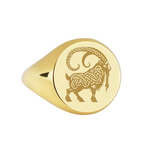 Chevalière ronde Ibex argent sterling 925, le cadeau idéal pour marquer les esprits
