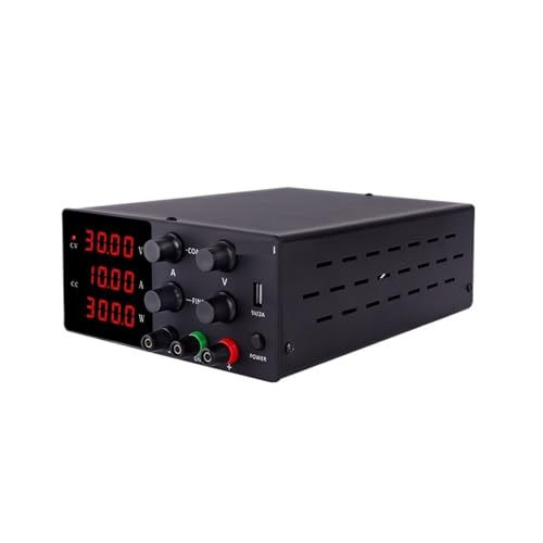 プログラマブルDC電源 DC 電源調整可能なスイッチング電源 SPS-W3010 DC 安定化電源 24V10A メンテナンス電源(SPS-W3010 black)
