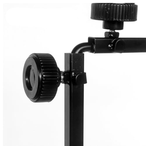 ZONADAH Reptile Lamp Stand Fish Tank Holder Adjustable Metal Lamp Stand Bracket for Reptile Glass Terrarium Heating Light - Image 3