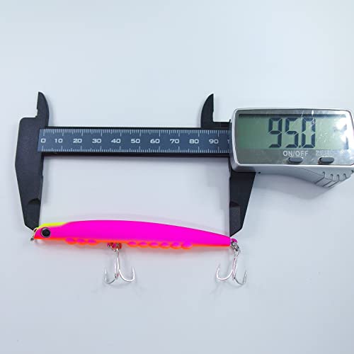 momoルアー モモルアー シーバスルアー バチペン 95S 95HS バチ抜け特化型シンキングペンシル (S: 5色アソート) 7枚目