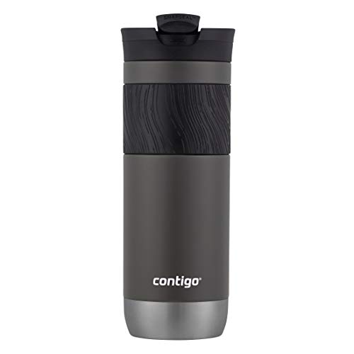 Contigo Byron Vacuum-Insulated Stainless Steel Travel Mug with Leak-Proof Lid, Reusable Coffee Cup or Water Bottle, BPA-Free, 20oz 2-Pack in Sake & Blue Corn Perfect for Hot and Cold Beverages