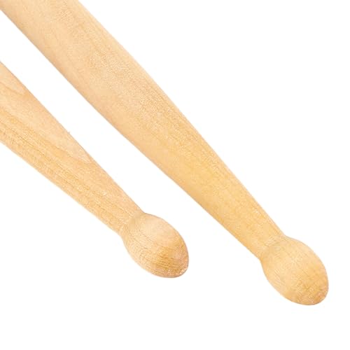 Baquetas 5A de madera de arce Keenso para batería, profesionales y principiantes, con agarre ergonómico superior miniatura 6