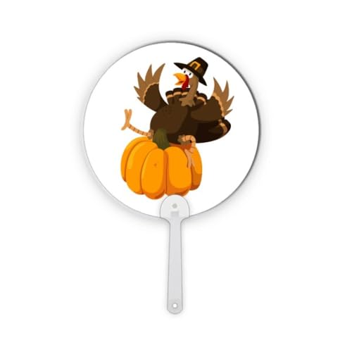 Éventail portable Thanksgiving citrouille pour ventilation manuelle