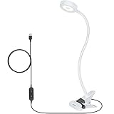 AMIR Clip on Book Light, Reading Light (White)